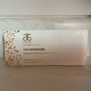 Arbonne RE9 Advanced Anti-aging skin care line PLUS 12 freebies
